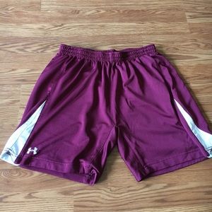Women’s Maroon Under Armour Athletic Shorts
